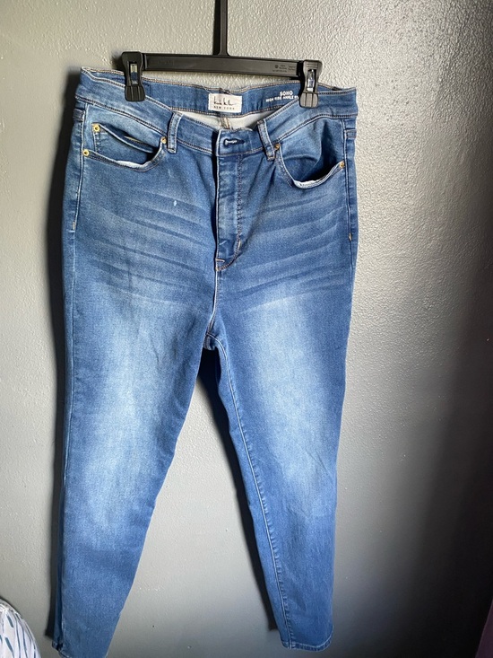 Nicole Miller New York Denim - Nicole Miller New York SOHO High Rise Ankle Skinny Jeans - Medium Blue